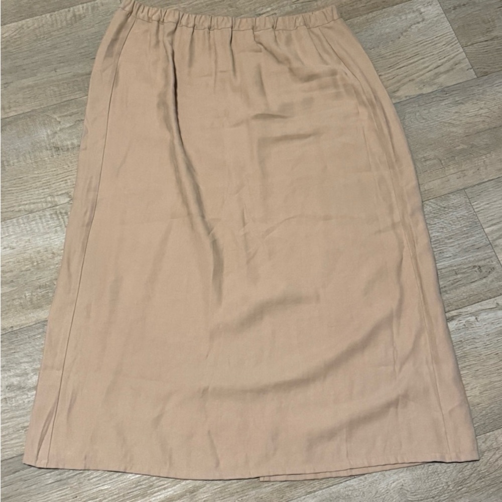 Tuckernuck Tan Midi Skirt